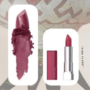 🏷️ Maybelline NY “pink flare” (#255) pink lipstick 💄